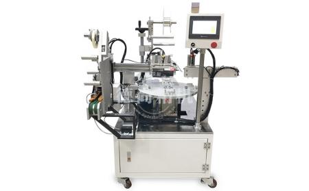 DS-673D轉盤式自動撕膜加自動貼膜機
